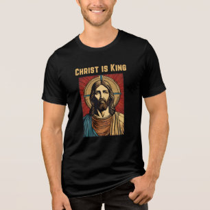 Kristus är Kung politiskt felaktigt kristet T Shirt