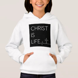 Kristus är Life Heartslag Line och Kor Girl's T Shirt