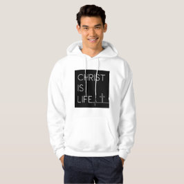 Kristus är Life Heartslag Line och Kor Manar Hoodie