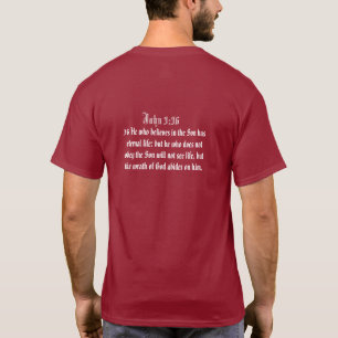 Kristus är min kung - den John 3:36 - skräddarsy T Shirt