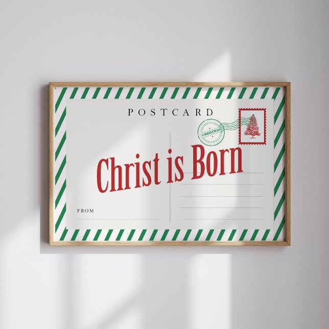 Kristus är Poster på julkort (Skapare uppladdad)
