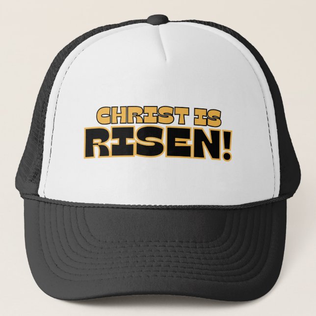 Kristus är Risen Believers inspirerande kristna Keps (Framsida)