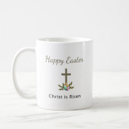 Kristus är Risen Decorerad Påskägg Kor Kaffemugg