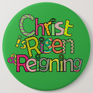 Kristus är Risen Eng I 6x6 w/Easel Back Knapp