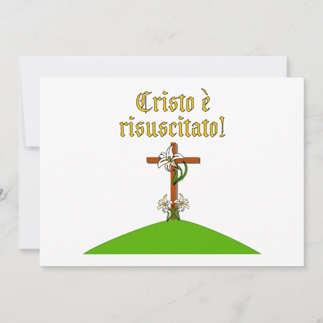 Kristus är Risen Inbjudningar (Framsida)