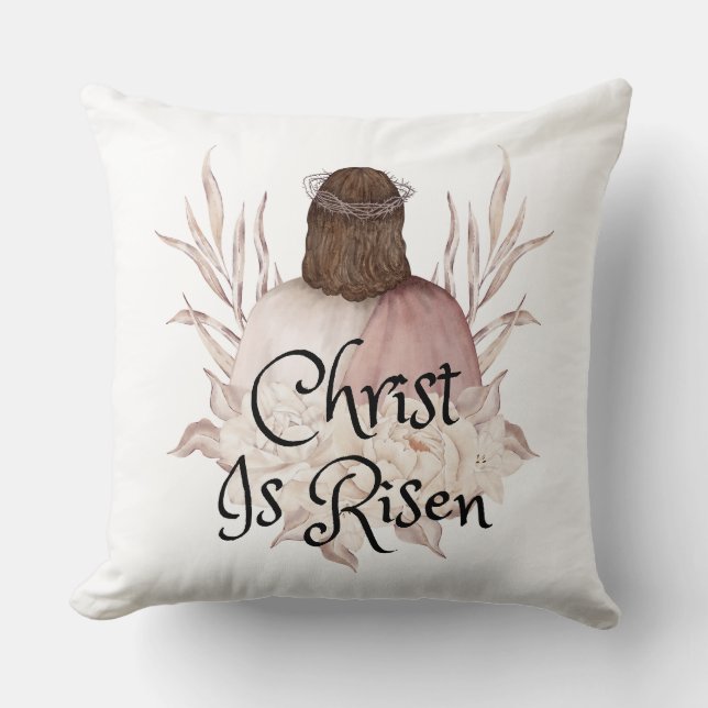 Kristus är Risen Kudde (Framsida)