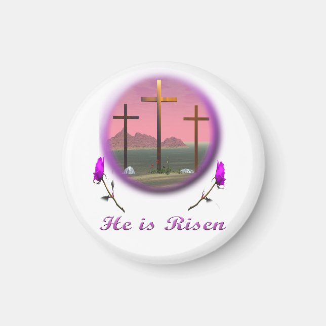 Kristus är Risen Magnet (Framsidan)