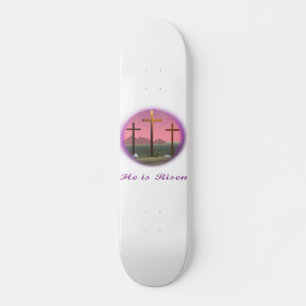 Kristus är Risen Skateboard Bräda 19,5 Cm