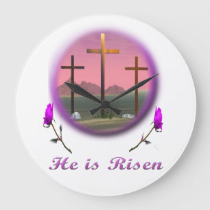 Kristus är Risen Stor Klocka