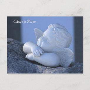 Kristus är Risen Sweet angel figurine CC0114 Påsk Vykort