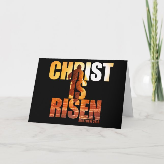 Kristus är upplöst - Jesus Påsk är tillbaka Kort (Framsida)