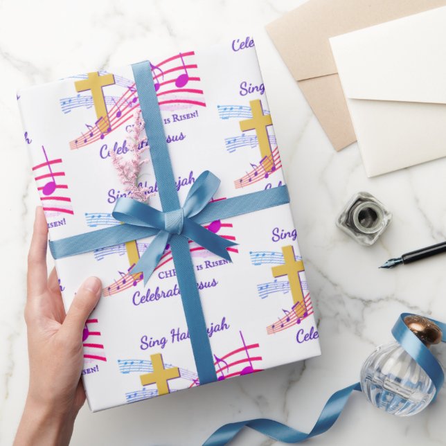 Kristus är Uppstånden Kristet Påskfirande Presentpapper (Gifting)