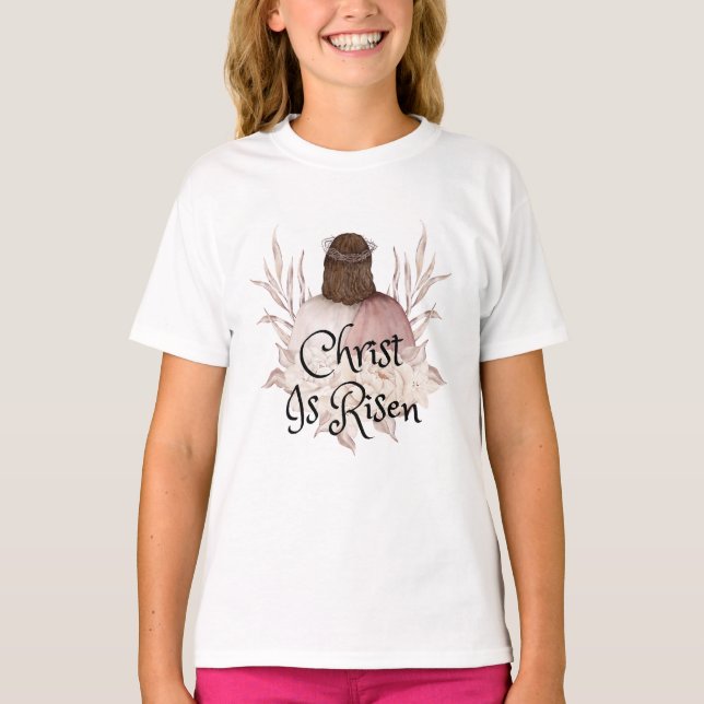 Kristus är Uppstånden T Shirt (Framsida)