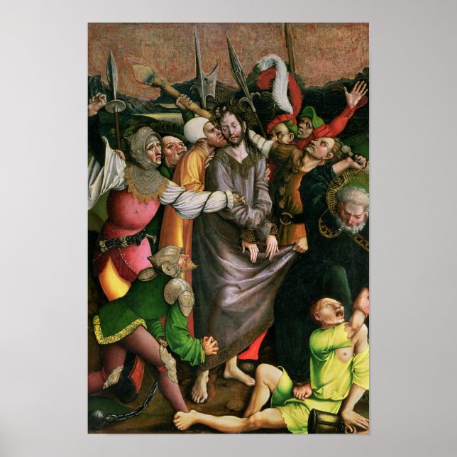 Kristus arresterad i Gethsemane Garden Poster (Framsidan)