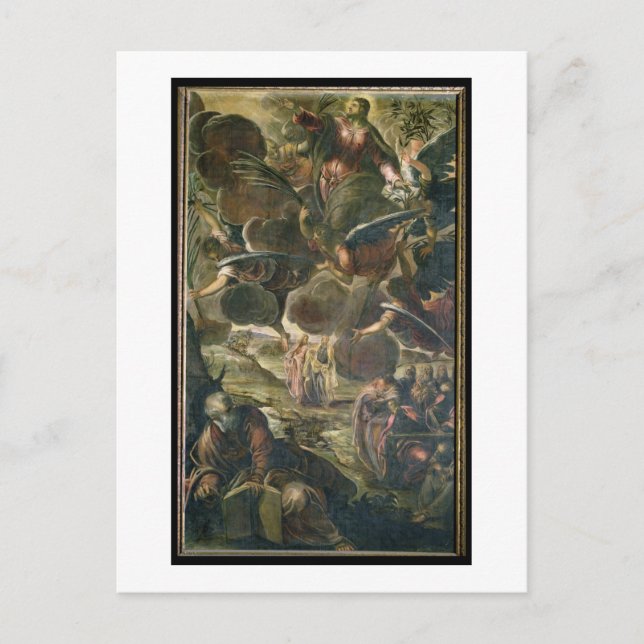 Kristus Ascension (fresco) Vykort (Framsida)