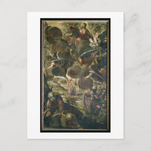 Kristus Ascension (fresco) Vykort