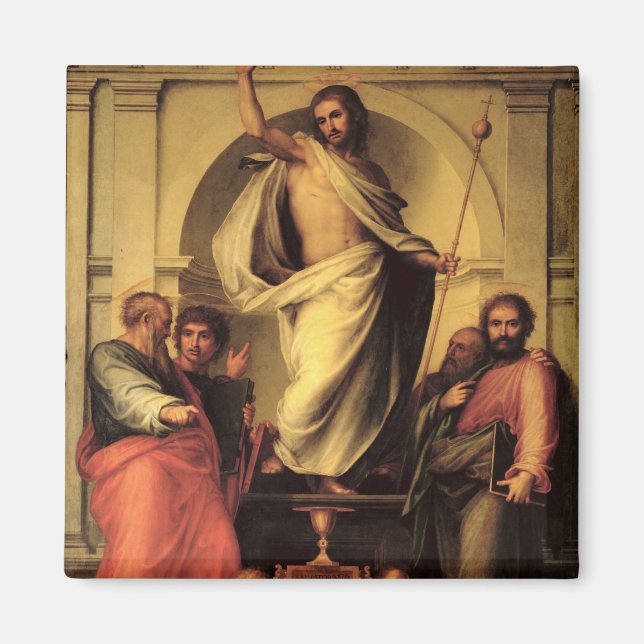 Kristus återupprättelse magnet (Framsidan)