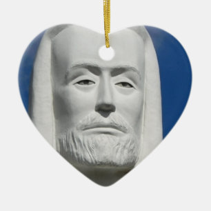 Kristus av Ozarksen Jesus Julgransprydnad Keramik