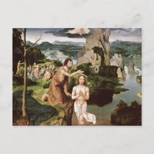 Kristus baptism, 1515 vykort