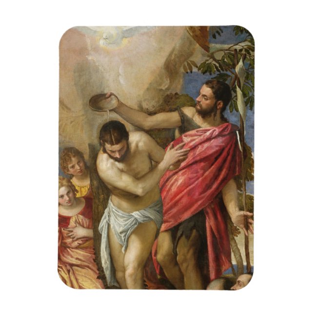Kristus baptism magnet (Vertikal)