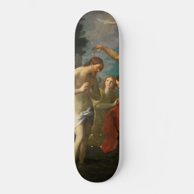 Kristus baptism mini skateboard bräda 18,5 cm (Framsida)