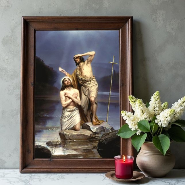Kristus baptism poster (Skapare uppladdad)