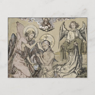 Kristus baptism vykort