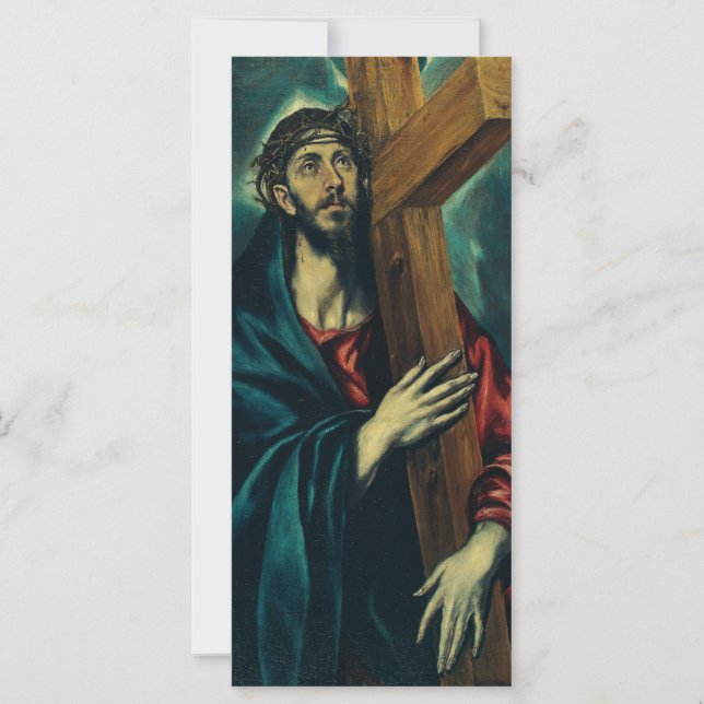 Kristus bärande korset av El Greco (Framsida)
