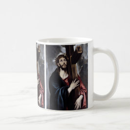 Kristus bärande korset av El Greco Kaffemugg