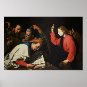 Kristus bland doktorerna, c.1630 poster