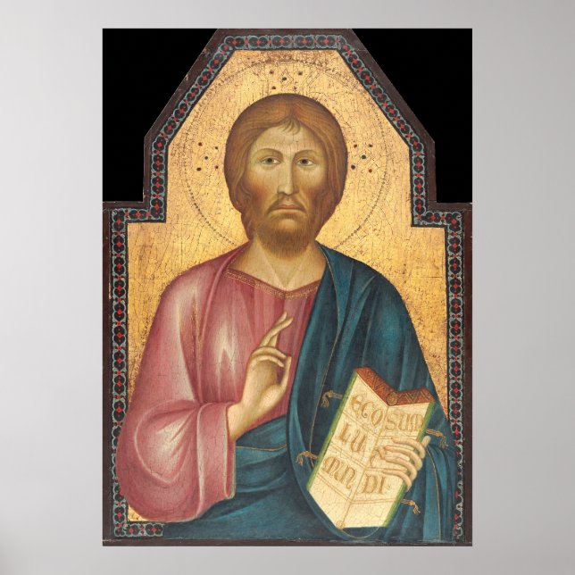 Kristus Blating, Grifo di Tancredi Fine Art Poster (Framsidan)