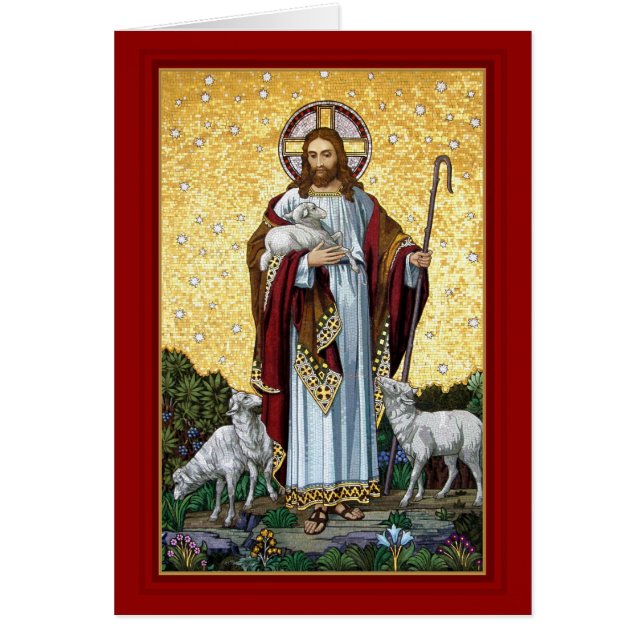 Kristus Bra Shepherd Tiling, Kufstein, Österrike OBS Kort (Framsidan)