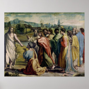 Kristus Charge till St. Peter (tecknad för Sist Poster