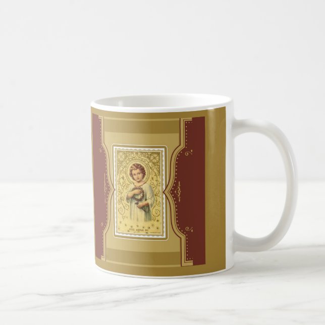Kristus Child Jesus w/krona thorns & nagel Kaffemugg (Höger)