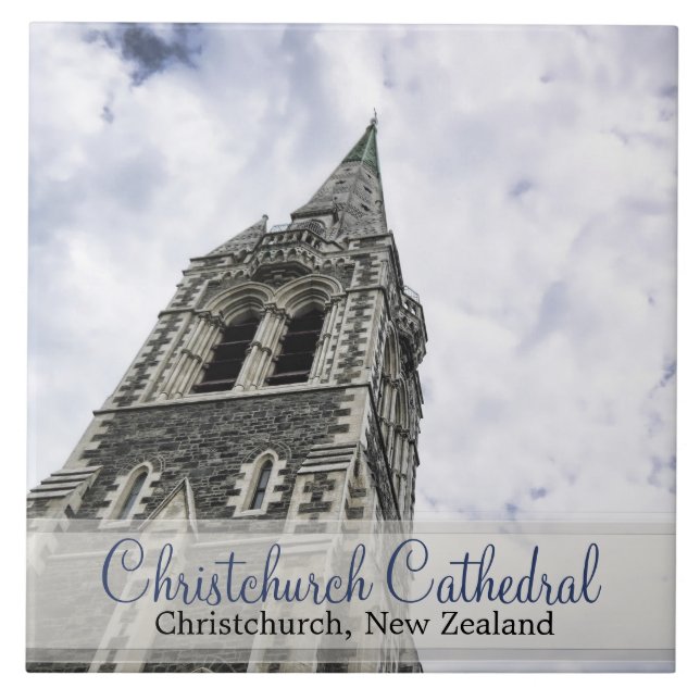 Kristus Church Cathedral, New Zealand Ceramic Tile Kakelplatta (Framsidan)