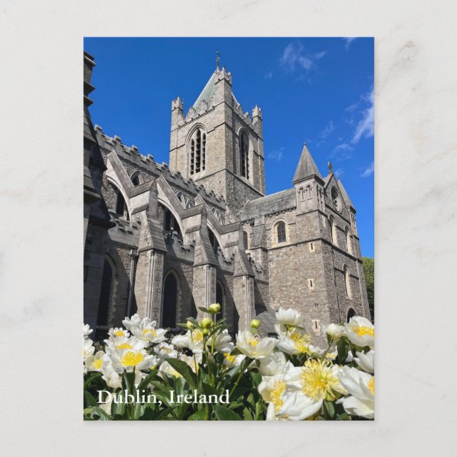Kristus Church i Dublin, Irland Vykort (Framsida)