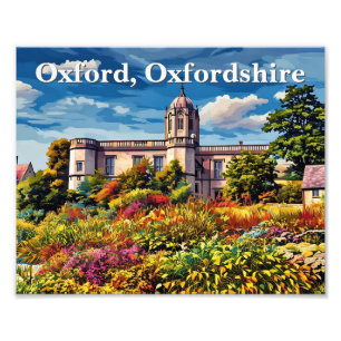 Kristus Church Memorial Garden, Oxford Painting Fototryck