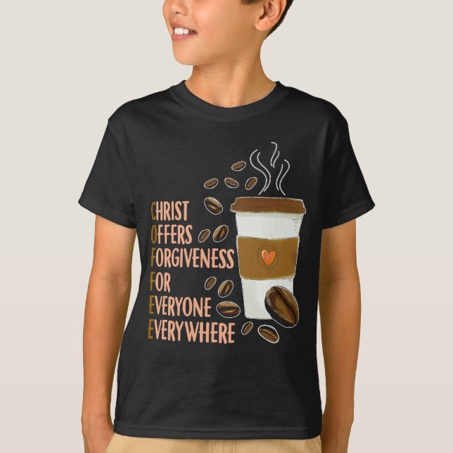 Kristus Coffers kyrkoherde Caffeine Pastor T Shirt (Framsida)