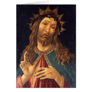 Kristus Crowned med Thorns av Sandro Botticelli Hälsningskort