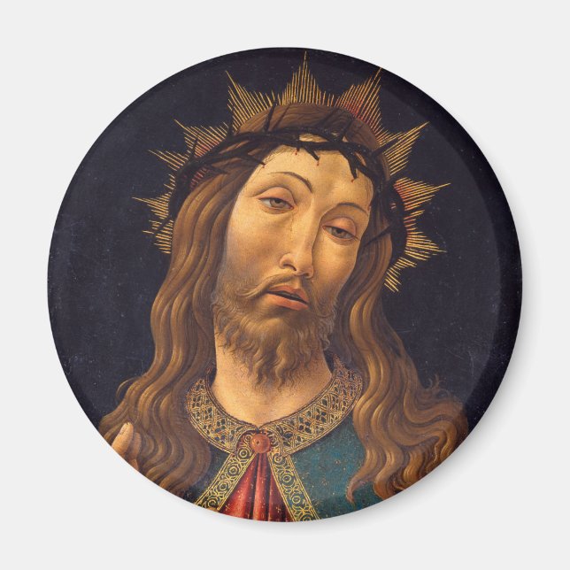 Kristus Crowned med Thorns av Sandro Botticelli Magnet (Framsidan)