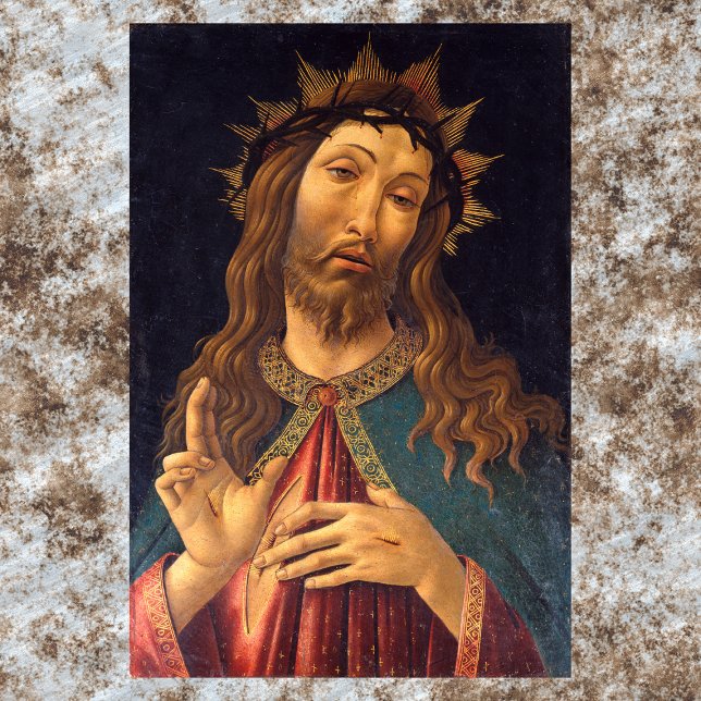 Kristus Crowned med Thorns av Sandro Botticelli Poster (Skapare uppladdad)