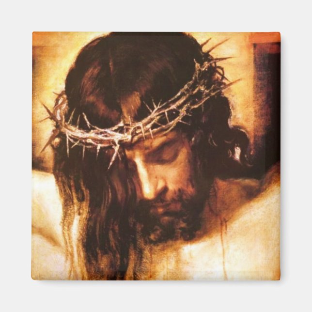 Kristus Crucified Magnet (Framsidan)