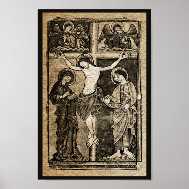 Kristus Crucifixion i Sepia | POSTER (Framsidan)