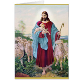 Kristus den bra herden Bernard Plockhorst 1878 OBS Kort