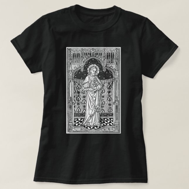 Kristus, den Kung-katolska shierarkin, kristen T Shirt (Design framsida)