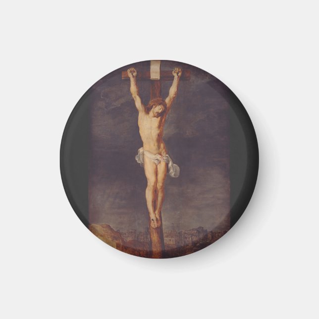 Kristus död på korset av Peter Paul Rubens Konst Magnet (Framsidan)