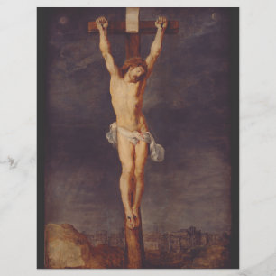 Kristus död på korset av Peter Paul Rubens Konst Reklamblad