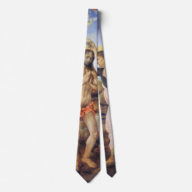 Kristus dop av Verrocchio, Leonardo da Vinci Slips (Framsida)