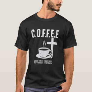 Kristus erbjuder förlåtelse för alla överallt t shirt