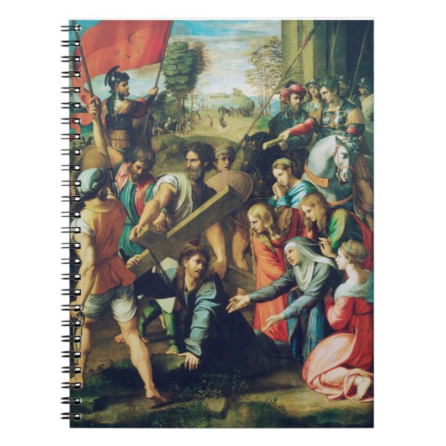 Kristus Fallar på vägen till Calvariation Anteckningsbok (Framsidan)